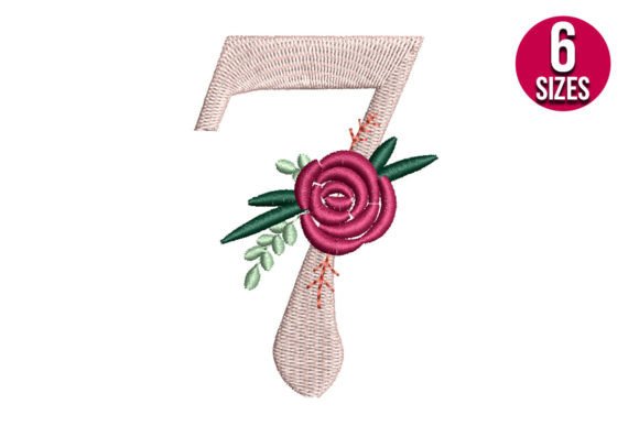 Floral Number 7: A Seasonal Embroidery Gem