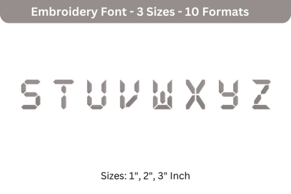 LCD Font S to Z Review