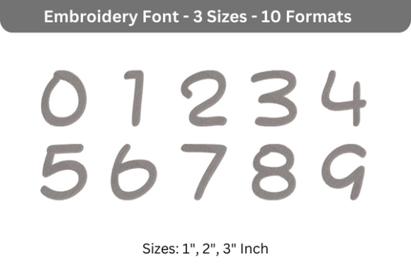 Toon Time Font 0 to 9